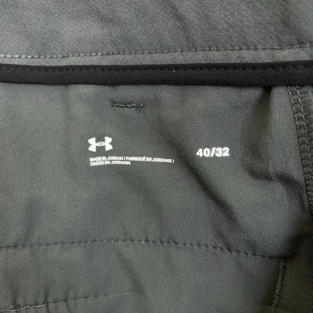 Under Armour UA Tech Moisture Wicking Golf Performance Pants Gray Mens 40x32 - Picture 6 of 9